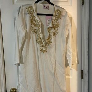 Z&L beaded beach cover up